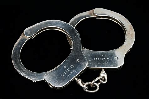 silver handcuffs gucci|Gucci handcuffs for sale.